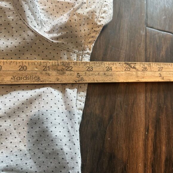 Frank & Eileen Gray Cotton Eileen Button Front Blouse Womens Size Small - Picture 8 of 9